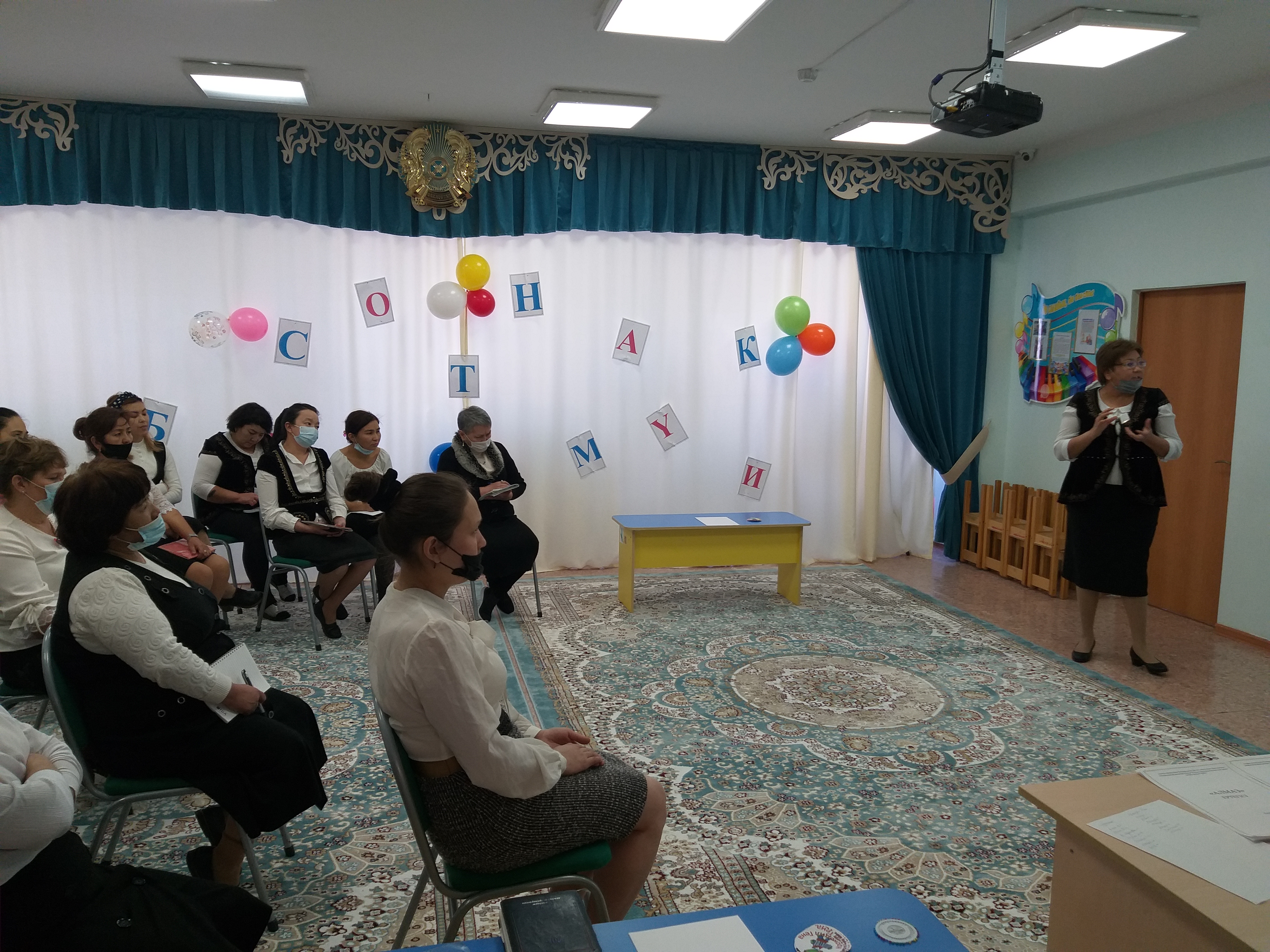 Пед кеңес №1 «Жаңа оқу жылында балалармен жұмыс жасау үшін жағдай жасау және оқу – тәрбие үдерісін ұйымдастыру»